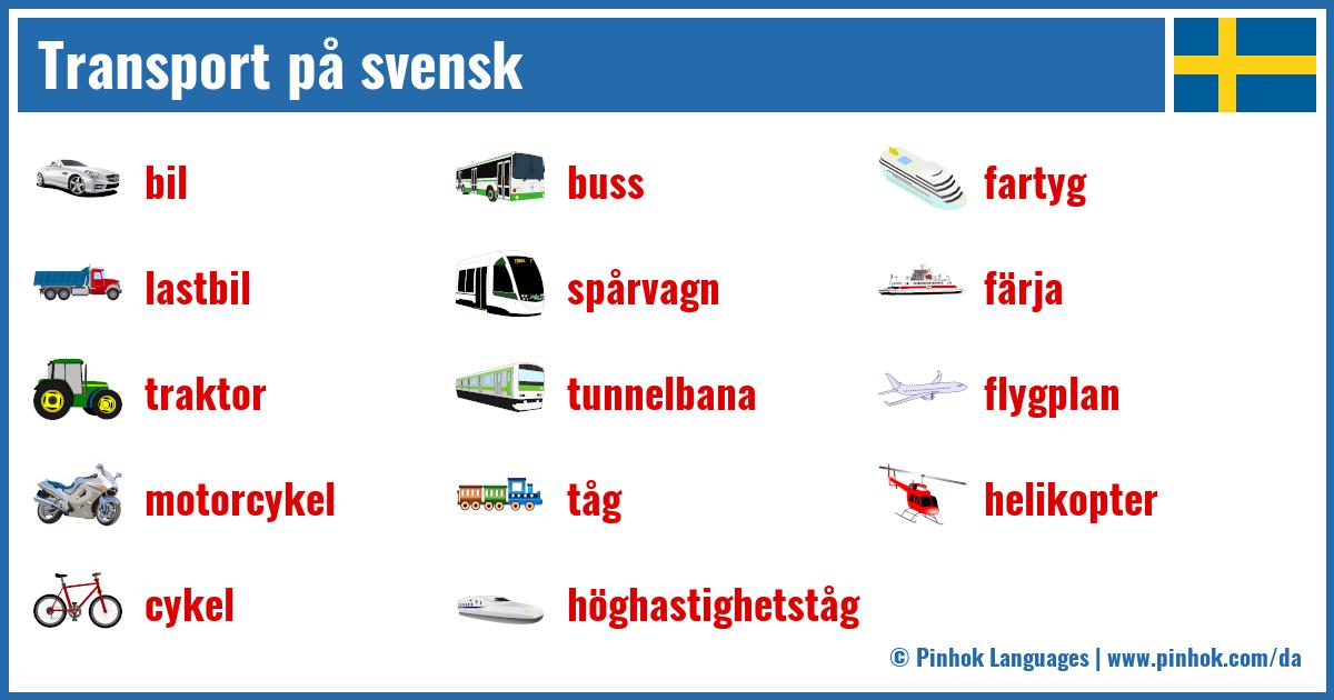 Transport på svensk