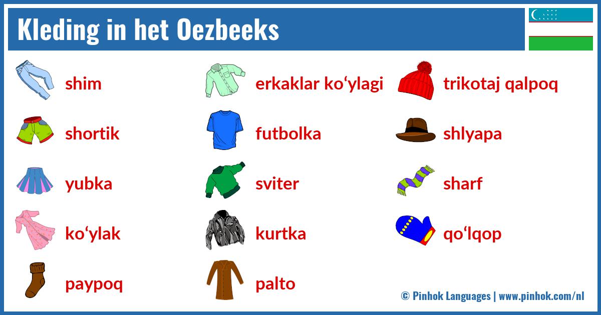 Kleding in het Oezbeeks