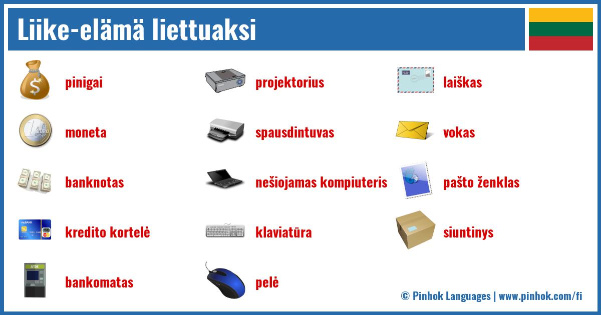 Liike-elämä liettuaksi