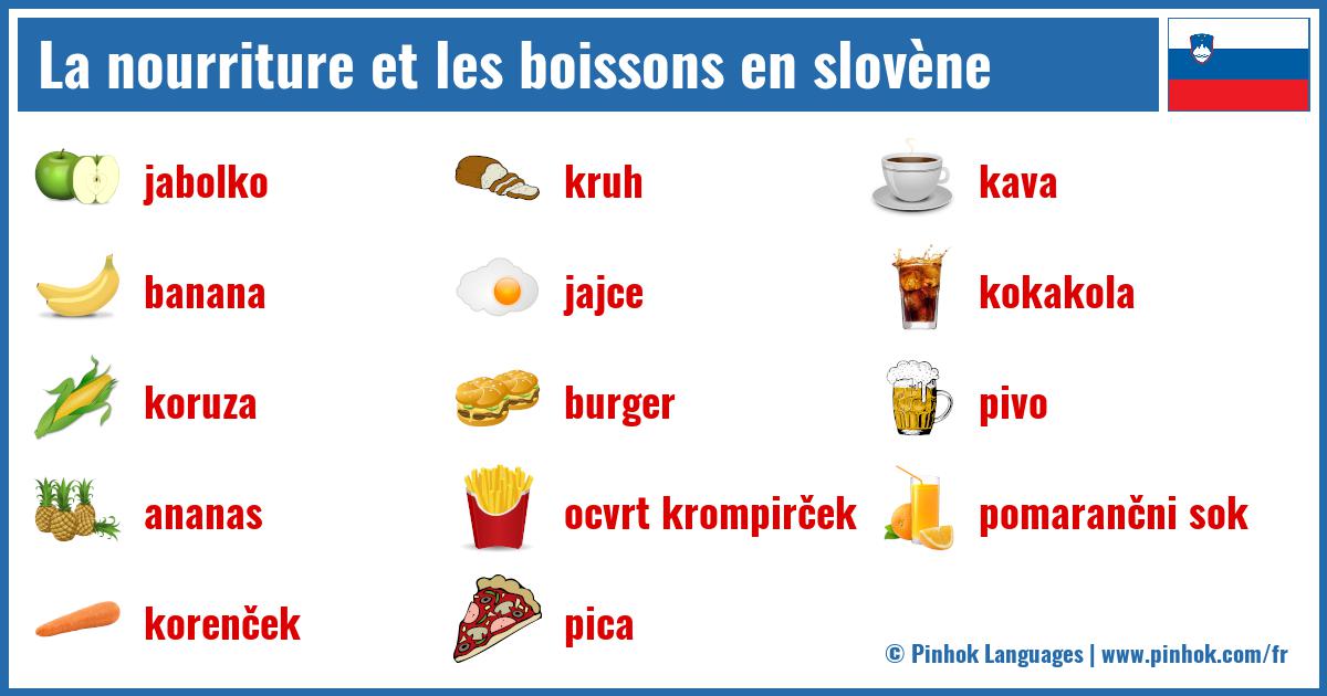 La nourriture et les boissons en slovène