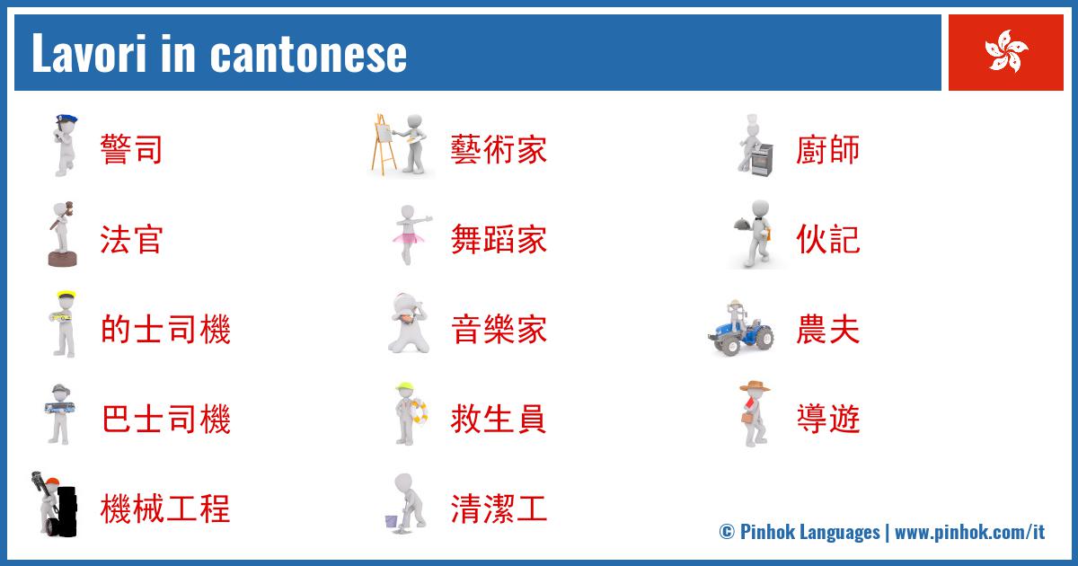 Lavori in cantonese