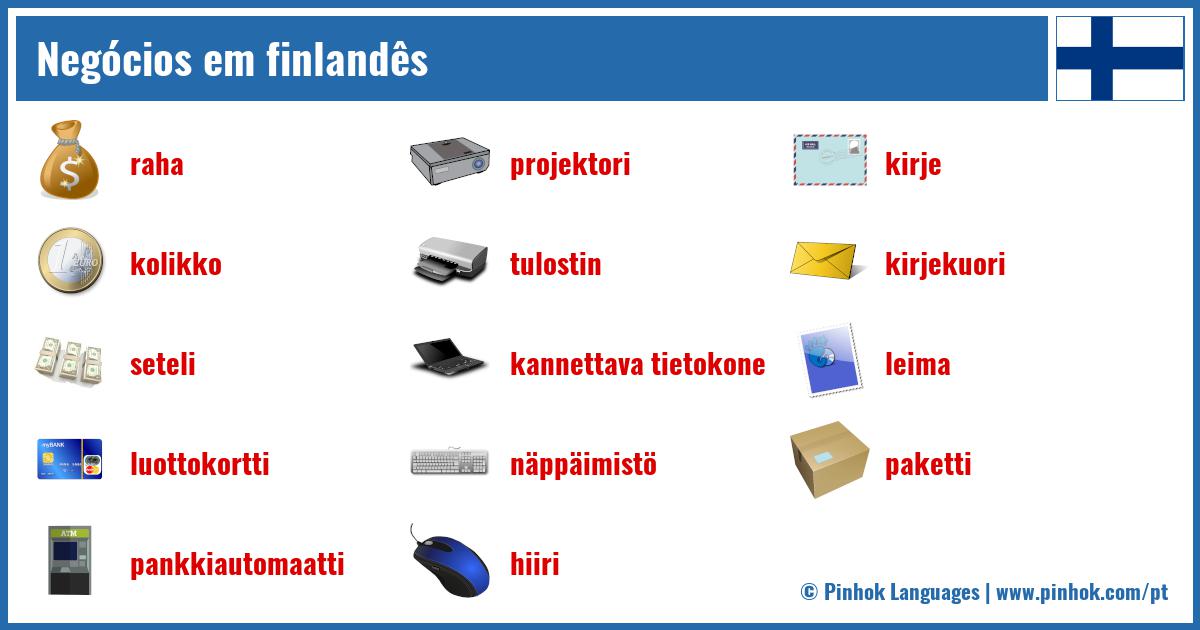 Negócios em finlandês