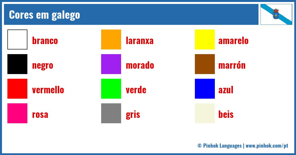 Cores em galego