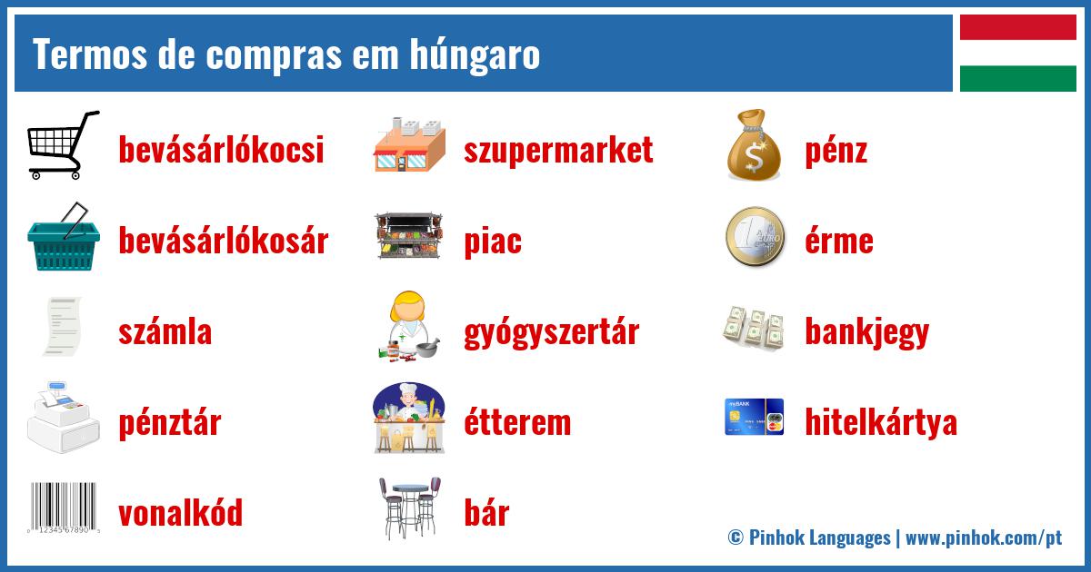 Termos de compras em húngaro