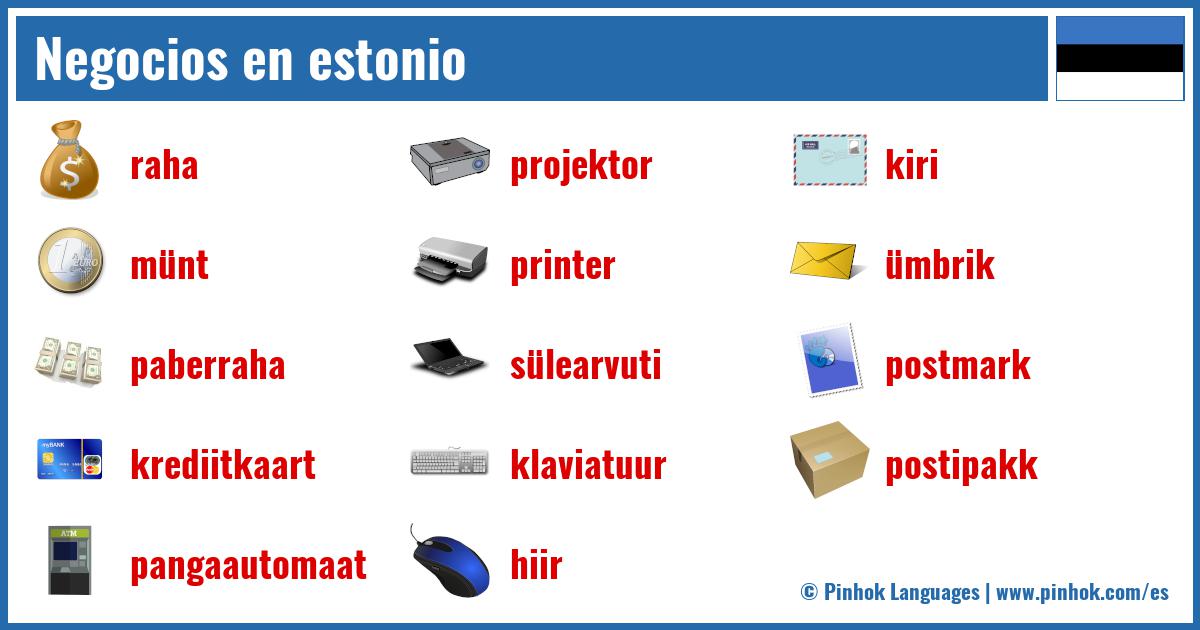 Negocios en estonio