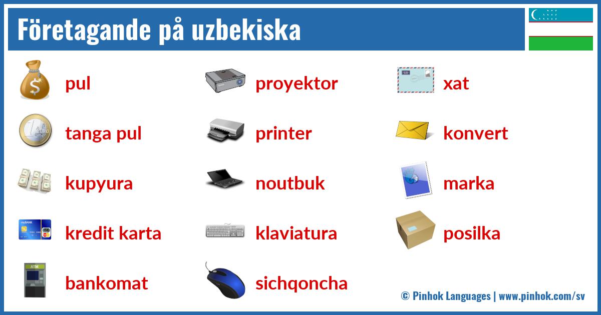 Företagande på uzbekiska